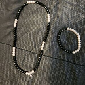 Necklace and matching bracelet